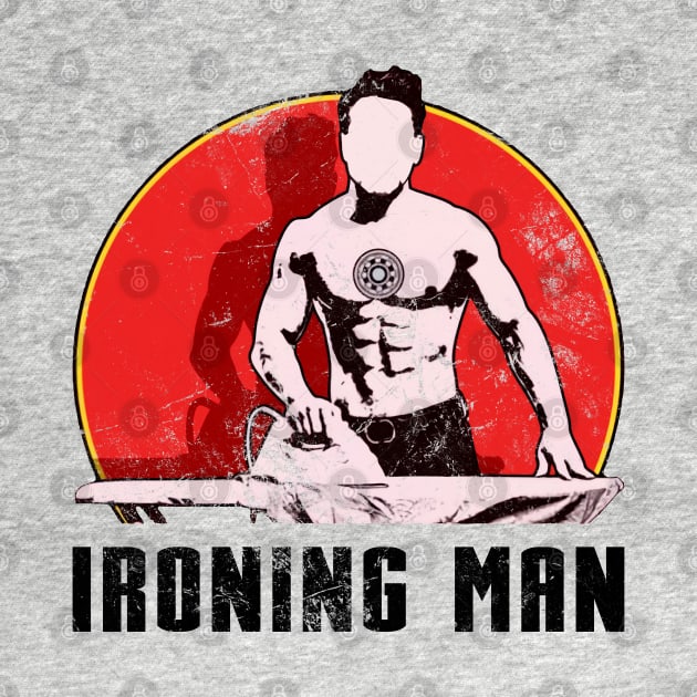 Ironing Man by Badgirlart